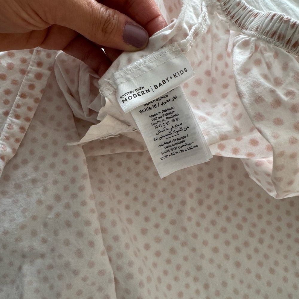 Pottery Barn Crib Sheets - 2 sets